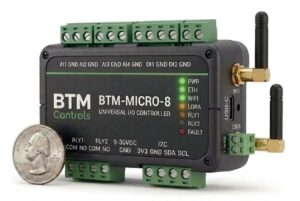 BTM Controls Unveils BTM-MICRO-8 — A Full Network I/O Controller in a Deck-of-Cards Footprint